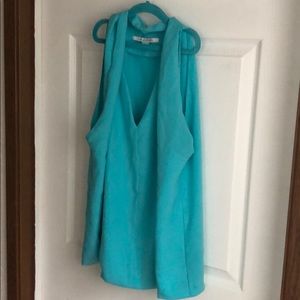 Sleeveless DVF top
